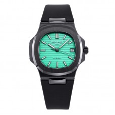 AET Nautilus 5711 Biscay Green Dial Black Ceramic