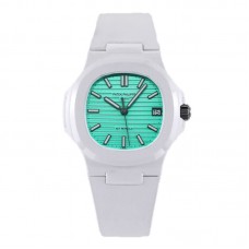 AET Nautilus 5711 Biscay Green Dial White Ceramic