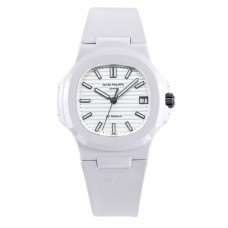 AET Nautilus 5711 White Dial White Ceramic