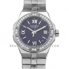Alpine Eagle Large 41mm Blue Dial with Diamond Bezel in Steel Alpine Eagle Large 41mm Blue Dial with Diamond Bezel in Steel