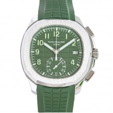 Aquanaut 5968G-010 Green Dial on Green Rubber Strap in Steel