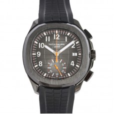 Aquanaut 5968G Black Dial on Black Rubber Strap in PVD Aquanaut 5968G Black Dial on Black Rubber Strap in PVD