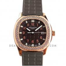 Aquanaut Luce 5068R-001 Brown Dial in  Rose Gold