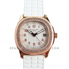 Aquanaut Luce 5068R-010 White Dial in  Rose Gold