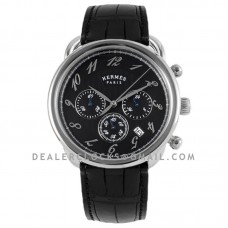 Arceau Chronographe 43 Black Dial in Steel Arceau Chronographe 43 Black Dial in Steel