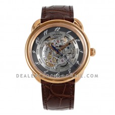 Arceau Squelette Brown Dial in Rose Gold Arceau Squelette Brown Dial in Rose Gold