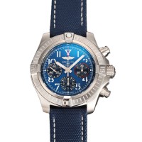 Avenger B01 Chronograph 45 Blue Dial in Steel