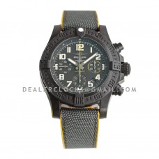 Avenger Hurricane 12H 45 Black Dial on Black Nylon Strap