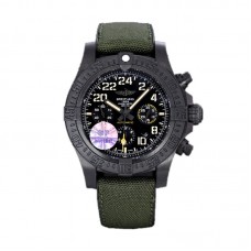Avenger Hurricane Black Dial on Green Nylon Strap