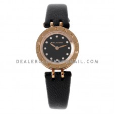 B.Zero Black Dial in Rose Gold on Black Leather Strap B.Zero Black Dial in Rose Gold on Black Leather Strap