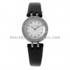 B.Zero MOP Dial in Steel on Black Leather Strap B.Zero MOP Dial in Steel on Black Leather Strap