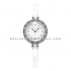 B.Zero MOP Dial in Steel on White Ceramic Bracelet B.Zero MOP Dial in Steel on White Ceramic Bracelet