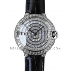 Ballon Bleu de Cartier 42mm Diamond Paved Dial in Steel Ballon Bleu de Cartier 42mm Diamond Paved Dial in Steel