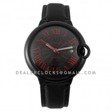 Ballon Bleu de Cartier Carbon 42mm Black Dial with Red Markers Ballon Bleu de Cartier Carbon 42mm Black Dial with Red Markers