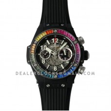 Big Bang Unico Black Magic with Rainbow Diamonds Big Bang Unico Black Magic with Rainbow Diamonds