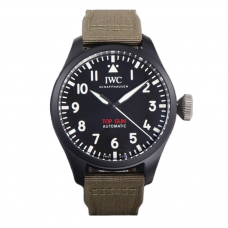 Big Pilot’s Watch Automatic Top Gun IW326906 on Green Nylon Strap