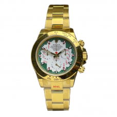 Blaken Daytona “Cards” White/Green Dial in Yellow Gold Blaken Daytona “Cards” White/Green Dial in Yellow Gold