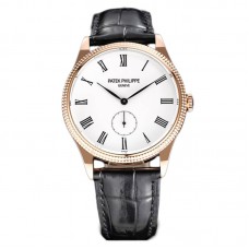 Calatrava 5119G White Dial in Rose Gold
