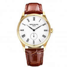 Calatrava 5119G White Dial in Yellow Gold