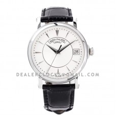 Calatrava 5153 White Dial in White Gold
