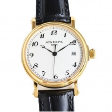 Calatrava 5153 White Dial in Yellow Gold