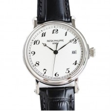 Calatrava 5153G-012 White Dial in White Gold