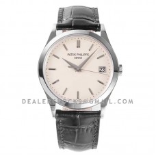 Calatrava 5296G White Dial in White Gold