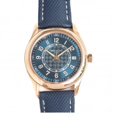 Calatrava 6007 Blue Dial in Rose Gold