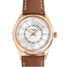 Calatrava 6007 White Dial in Rose Gold