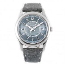 Calatrava 6007A-001 Blue Grey Dial in Steel