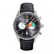 Carrera Skipper 39 Black Dial on Leather Strap Carrera Skipper 39 Black Dial on Leather Strap