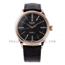 Cellini Time 50509 Black Dial with Roman Marker in Rose Gold Cellini Time 50509 Black Dial with Roman Marker in Rose Gold