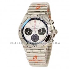 Chronomat B01 42 Silver Dial Ref: AB0134101G1A1