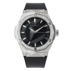 Classic Fusion Orlinski Titanium Alternative Pave 40mm Black Dial Classic Fusion Orlinski Titanium Alternative Pave 40mm Black Dial