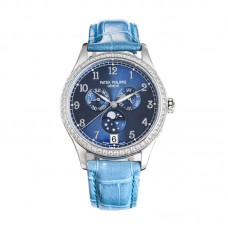 Complications 4948G Annual Calendar Moonphase Blue Dial in White Gold on Leather Strap Complications 4948G Annual Calendar Moonphase Blue Dial in White Gold on Leather Strap