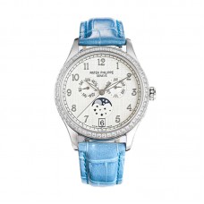 Complications 4948G Annual Calendar Moonphase White Dial in White Gold on Leather Strap Complications 4948G Annual Calendar Moonphase White Dial in White Gold on Leather Strap