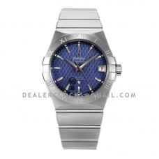 Constellation Co-Axial Chronometer 38mm Blue Texture Dial in Steel