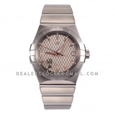 Constellation Co-Axial Chronometer 38mm Grey Texture Dial in Steel