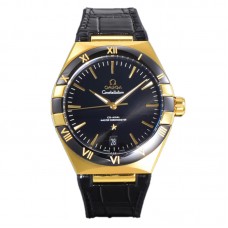 Constellation Co-Axial Master Chronometer 41mm Black Dial in Yellow Gold