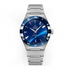 Constellation Co-Axial Master Chronometer 41mm Blue Dial with Ceramic Bezel on Bracelet