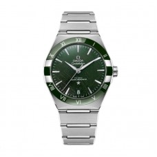 Constellation Co-Axial Master Chronometer 41mm Green Dial with Ceramic Bezel on Bracelet
