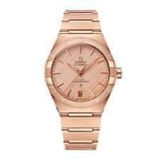 Constellation Co-Axial Master Chronometer 41mm Pink Meteorite Dial in Rose Gold on Bracelet