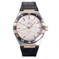 Constellation Co-Axial Master Chronometer 41mm White Dial in Steel/Rose Gold