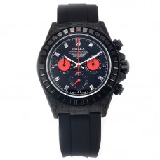 DIW Daytona Rainbow Black Carbon with Black Rubber Strap DIW Daytona Rainbow Black Carbon with Black Rubber Strap