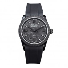 DIW Milgauss Carbon on Black Rubber Strap DIW Milgauss Carbon on Black Rubber Strap