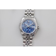 Datejust 28 279384RBR Floral Motif Dial in Steel Datejust 28 279384RBR Floral Motif Dial in Steel