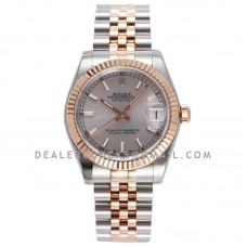 Datejust 31 278271 Silver Dial Diamond Markers in Everose Gold/Steel Datejust 31 278271 Silver Dial Diamond Markers in Everose Gold/Steel