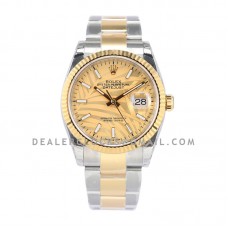 Datejust 36 126233 Golden Dial in Steel/Yellow Gold Datejust 36 126233 Golden Dial in Steel/Yellow Gold