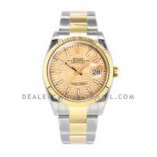 Datejust 36 126233 Golden Motif Dial in Steel/Yellow Gold in Oyster Bracelet Datejust 36 126233 Golden Motif Dial in Steel/Yellow Gold in Oyster Bracelet