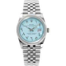 Datejust 36 126234 Blue Tiffany Dial with Arabic Numerals in Steel Datejust 36 126234 Blue Tiffany Dial with Arabic Numerals in Steel